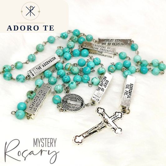 Chinese Turquoise Mystery Rosary