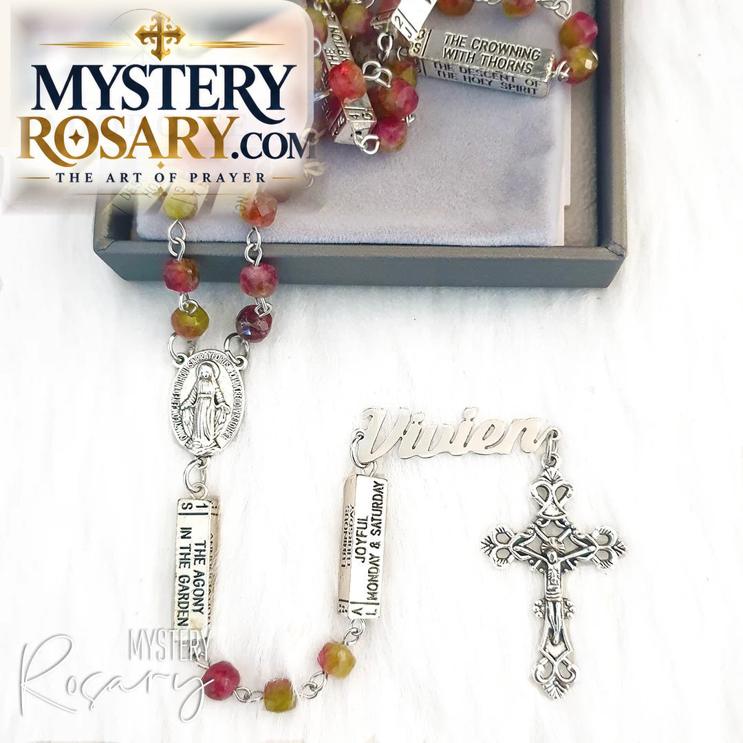 Quartz Gemstone Mystery Rosary