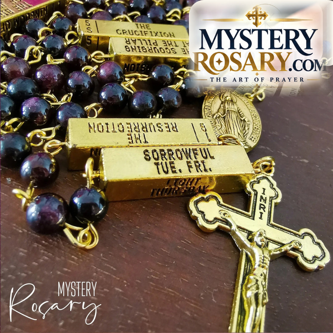 Garnet Mystery Rosary