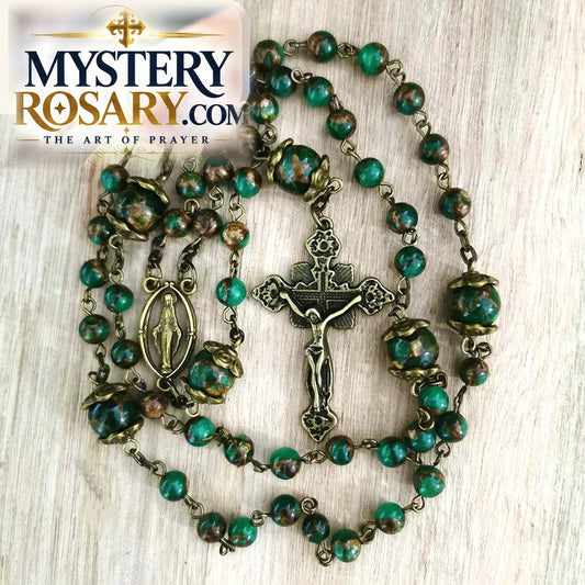Jasper Emerald Rosary
