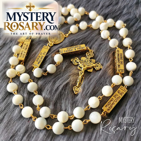Mother of Pearl Mystery Rosary