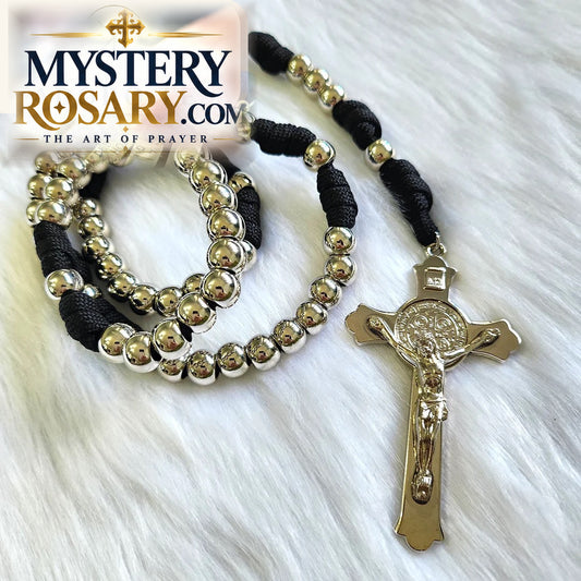 Black Paracord Rosary